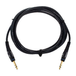 D'Addario PW-GS-10 Custom Series Instrument Cable, Straight to Straight, Stereo, 10 ft.