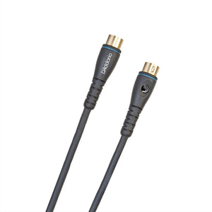 D'Addario PW-MD-20 Custom Series MIDI Cable, 5-Pin, 20 ft.