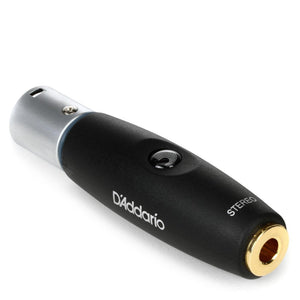 D’Addario PW-P047Z XLR Male to Balanced 1/4″ Female Adaptor