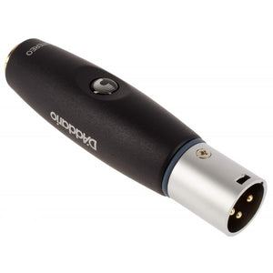 D’Addario PW-P047Z XLR Male to Balanced 1/4″ Female Adaptor