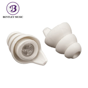D’Addario PWPEP1 Pacato Full Frequency Ear Plugs, Reusable, Pair, White
