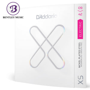 D’Addario XSE0942 XS Nickel Plated Steel Coated Electric Guitar String, Super Light, 09-42 Gauge