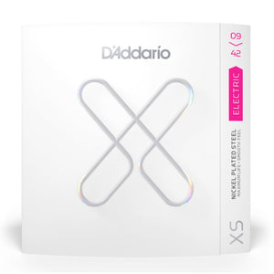 D’Addario XSE0942 XS Nickel Plated Steel Coated Electric Guitar String, Super Light, 09-42 Gauge