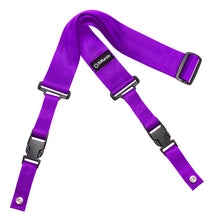 DiMarzio DD2200V Cliplock Guitar Strap, Purple Nylon