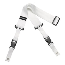 DiMarzio DD2200W Cliplock Guitar Strap, White Nylon
