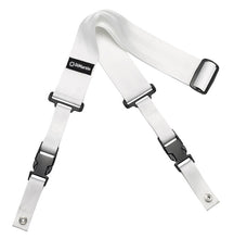 DiMarzio DD2200W Cliplock Guitar Strap, White Nylon