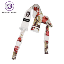 DiMarzio DD2247 Polyphia Floral Muse Cliplock Strap, White