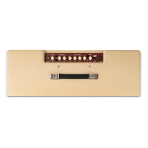 Blackstar DEBUT-100R-212 2x12in 100-Watt Electric Guitar Amp, Cream/Oxblood