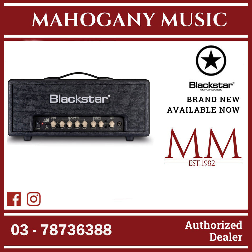 Blackstar DEBUT-100RH-BLK 100-Watt Electric Guitar Amp Head, Black