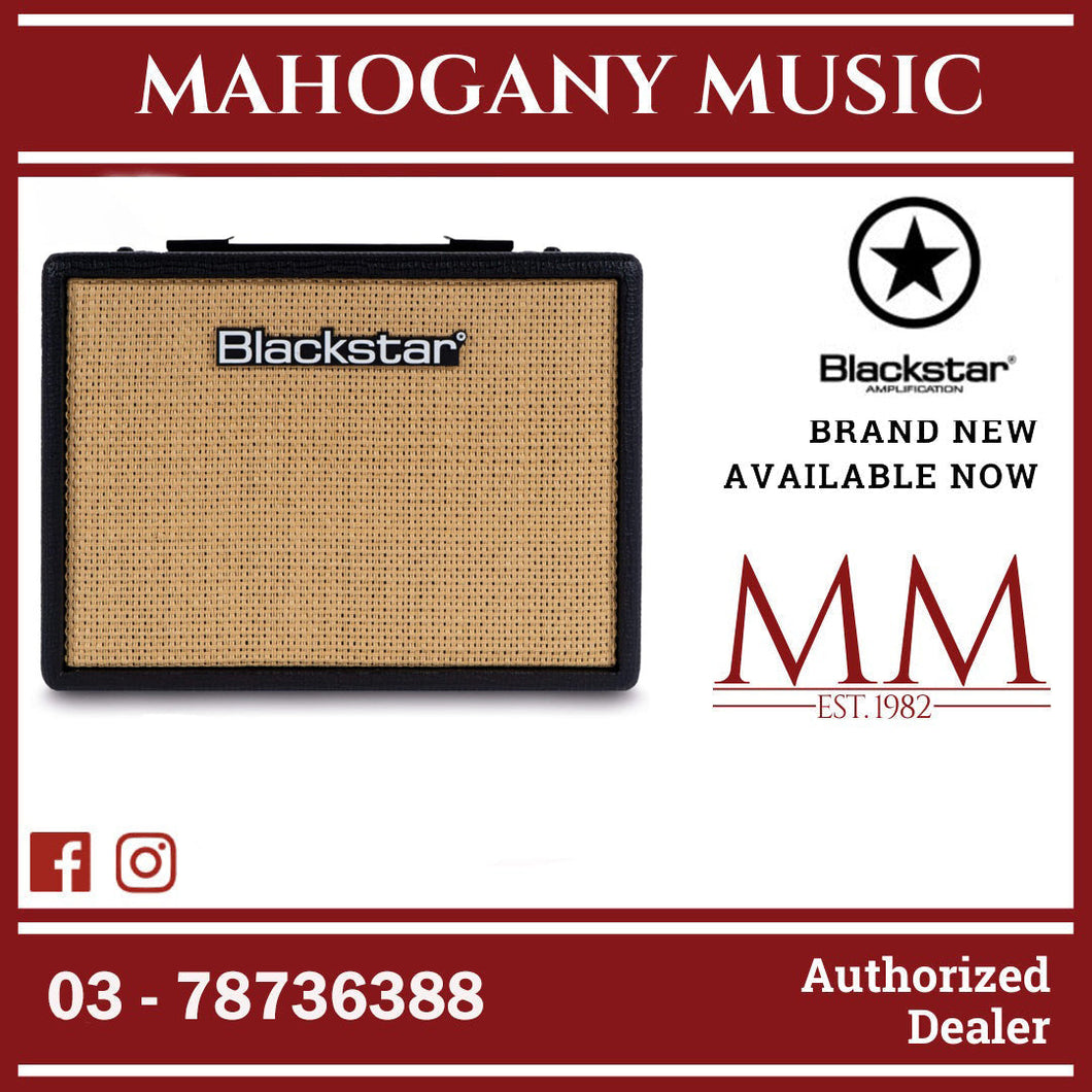 Blackstar DEBUT15E-BLK 2x3in 15-Watt Electric Guitar Amp, Black