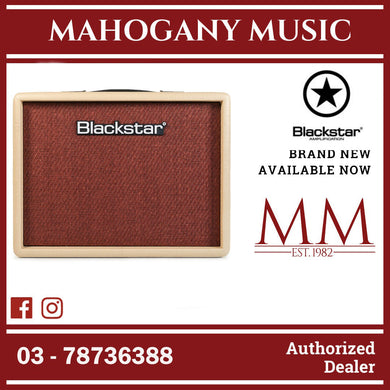 Blackstar DEBUT15E 2x3in 15-Watt Electric Guitar Amp, Cream/Oxblood