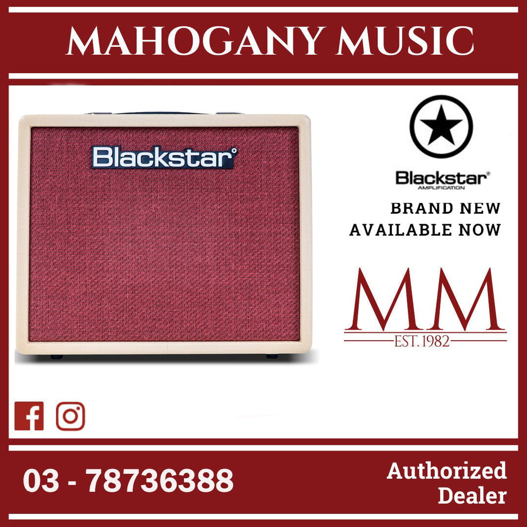 Blackstar DEBUT30E 1x10in 30-Watt Electric Guitar Amp, Cream/Oxblood