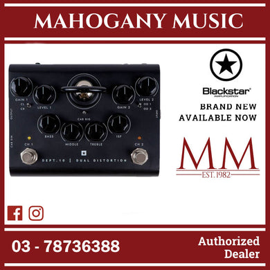 Blackstar DEPT10-DUALDIST 2 Channel Tube Distortion Pedal