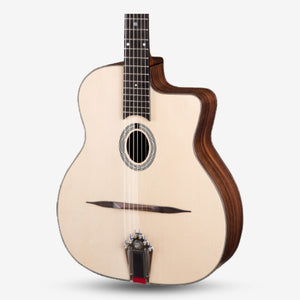 Eastman DM1 Gypsy Jazz Acoustic Guitar Sitka Spruce & Rosewood Laminate Back and Sides - Natural ( DM-1-NAT / DM 1 )