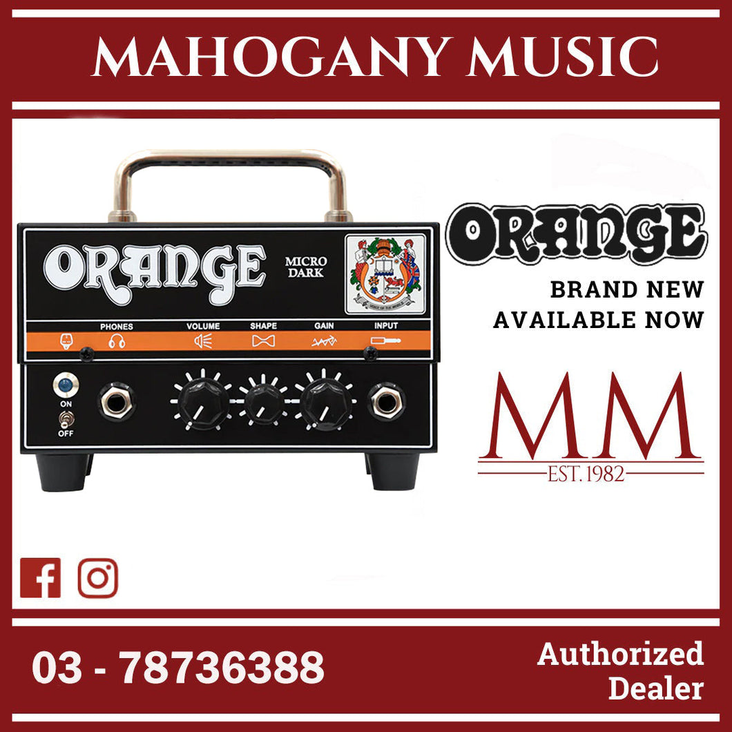 Orange Micro Dark 20-watt Hybrid Head