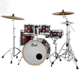 Pearl DMP925SP/C-261 Decade Maple Series 5-Piece Drum Set, Gloss Deep Red Burst