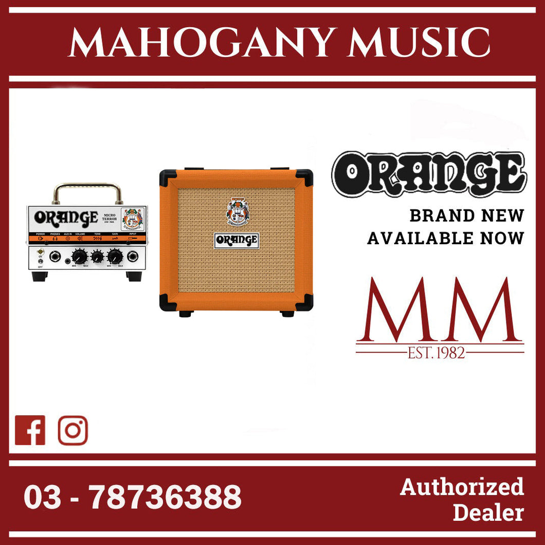 Orange Micro Terror Head and PPC108 Cabinet