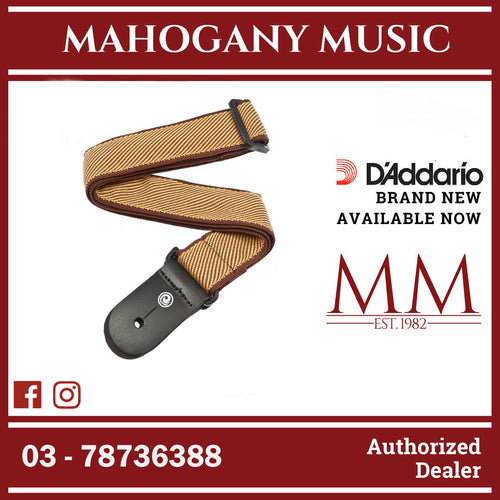 D'Addario 50B06 Nylon Woven Guitar Strap, Tweed