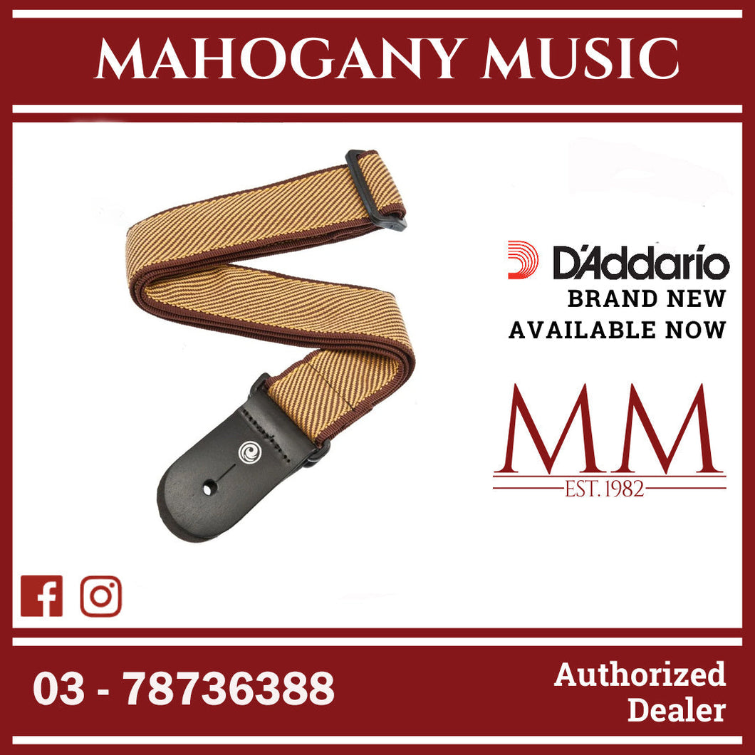 D'Addario 50B06 Nylon Woven Guitar Strap, Tweed