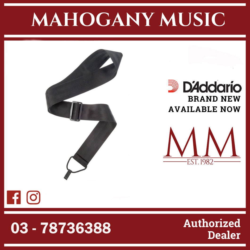 D'Addario 50CL000 Nylon Classical Guitar Strap, Black Nylon
