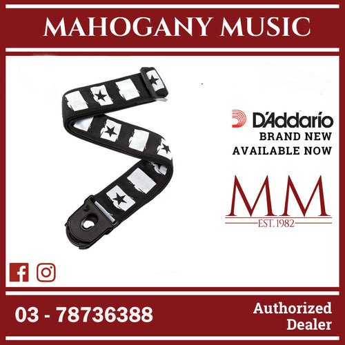 D'Addario 50PLC01 Planet Lock Guitar Strap, Rock Star