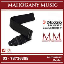 D'Addario 74T000 Padded Polypro Bass Guitar Strap, Black
