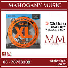 D'Addario EXL110-7 XL Nickel Wound 7-String Electric Guitar Strings, Regular Light, 10-59 Gauge
