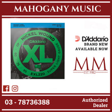 D'Addario EXL220 XL Nickel Wound Electric Bass Strings, Super Light, Long Scale, 40-95 Gauge