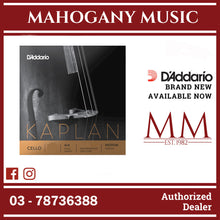 D'Addario KS512 4/4M Kaplan Cello Single D String, 4/4 Scale, Medium Tension