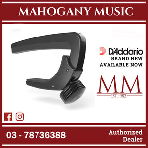 D'Addario PW-CP-07 Capo Lite, Adjustable Tension, Black