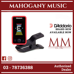 D'Addario PW-CT-17RD Eclipse Headstock Tuner, Red
