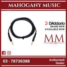 D'Addario PW-GS-10 Custom Series Instrument Cable, Straight to Straight, Stereo, 10 ft.