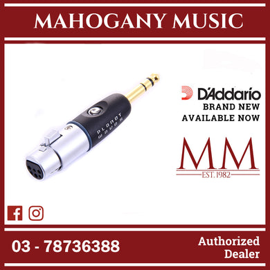 D’Addario PW-P047AA 1/4″ Male Balanced to XLR Female Adaptor