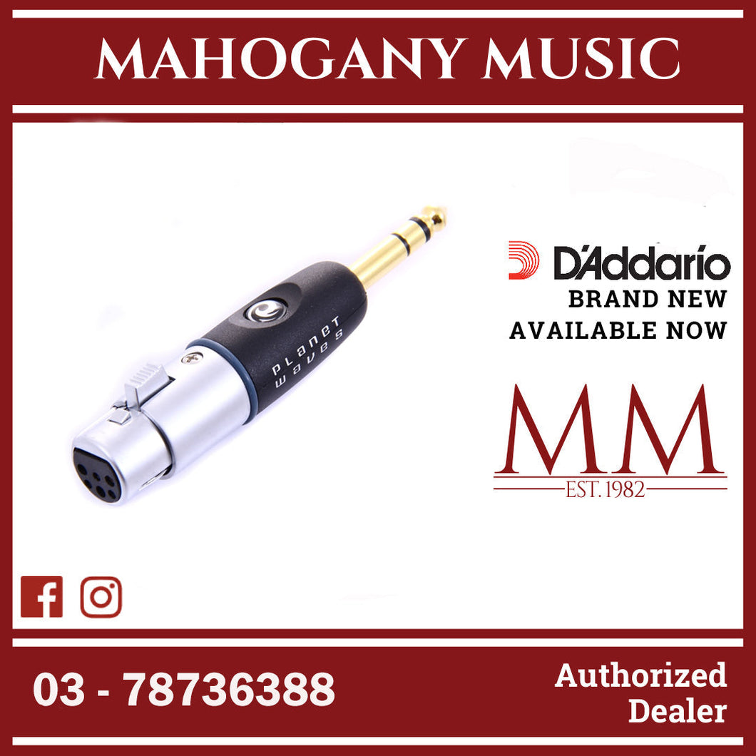 D’Addario PW-P047AA 1/4″ Male Balanced to XLR Female Adaptor