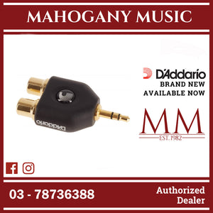 D’Addario PW-P047C 1/8″ Male Stereo to Dual RCA Female Adaptor
