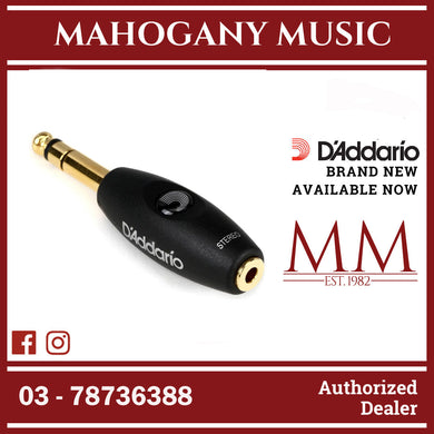 D’Addario PW-P047E 1/4″ Male Stereo to 1/8″ Female Stereo Adaptor