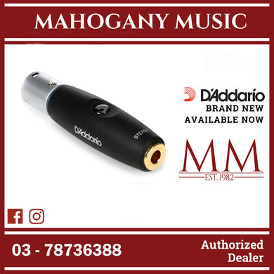 D’Addario PW-P047Z XLR Male to Balanced 1/4″ Female Adaptor