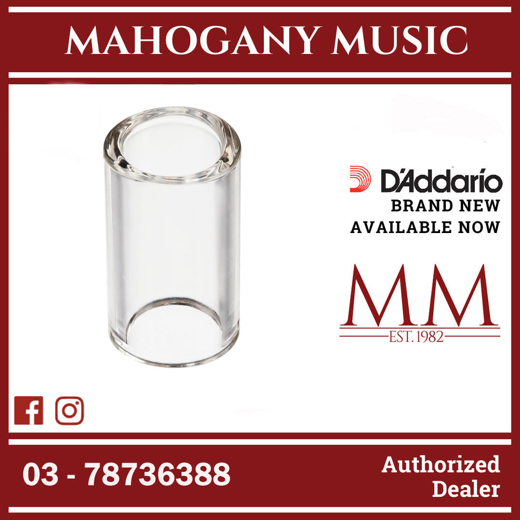 D'Addario PWGS-SM Glass Slide, Medium, 12 ring size