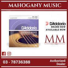 D’Addario EJ26 Phosphor Bronze Acoustic Guitar Strings, Custom Light, 11-52 Gauge