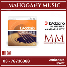 D’Addario EJ15 Phosphor Bronze Acoustic Guitar Strings, Extra Light, 10-47 Gauge