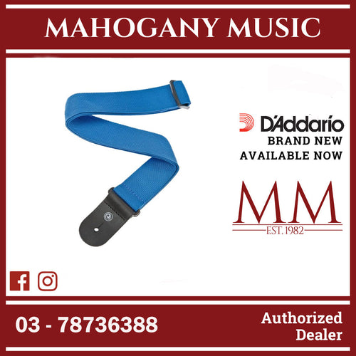 D’Addario PWS102 Polypropylene Guitar Strap, Blue