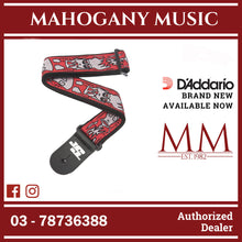D’Addario 50JS02 Joe Satriani Signature Woven Guitar Strap, Up in Flames