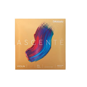 D'Addario A312 3/4M Ascente Violin Single A String, 3/4 Scale, Medium Tension