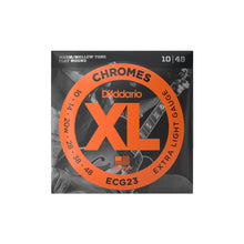 D’Addario ECG23 XL Chromes Flat Wound Electric Guitar Strings, Extra Light, 10-48 Gauge