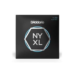 D’Addario NYXL1152 NYXL Nickel Wound Electric Guitar Strings, Medium Top / Heavy Bottom, 11-52 Gauge