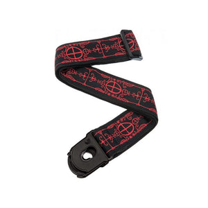 D’Addario 50PLA12 Planet Lock Guitar Strap, Voodoo