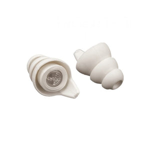 D’Addario PWPEP1 Pacato Full Frequency Ear Plugs, Reusable, Pair, White