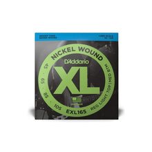 D’Addario EXL165 XL Nickel Wound Electric Bass Strings, Regular Light Top/Medium Bottom, Long Scale, 45-105 Gauge
