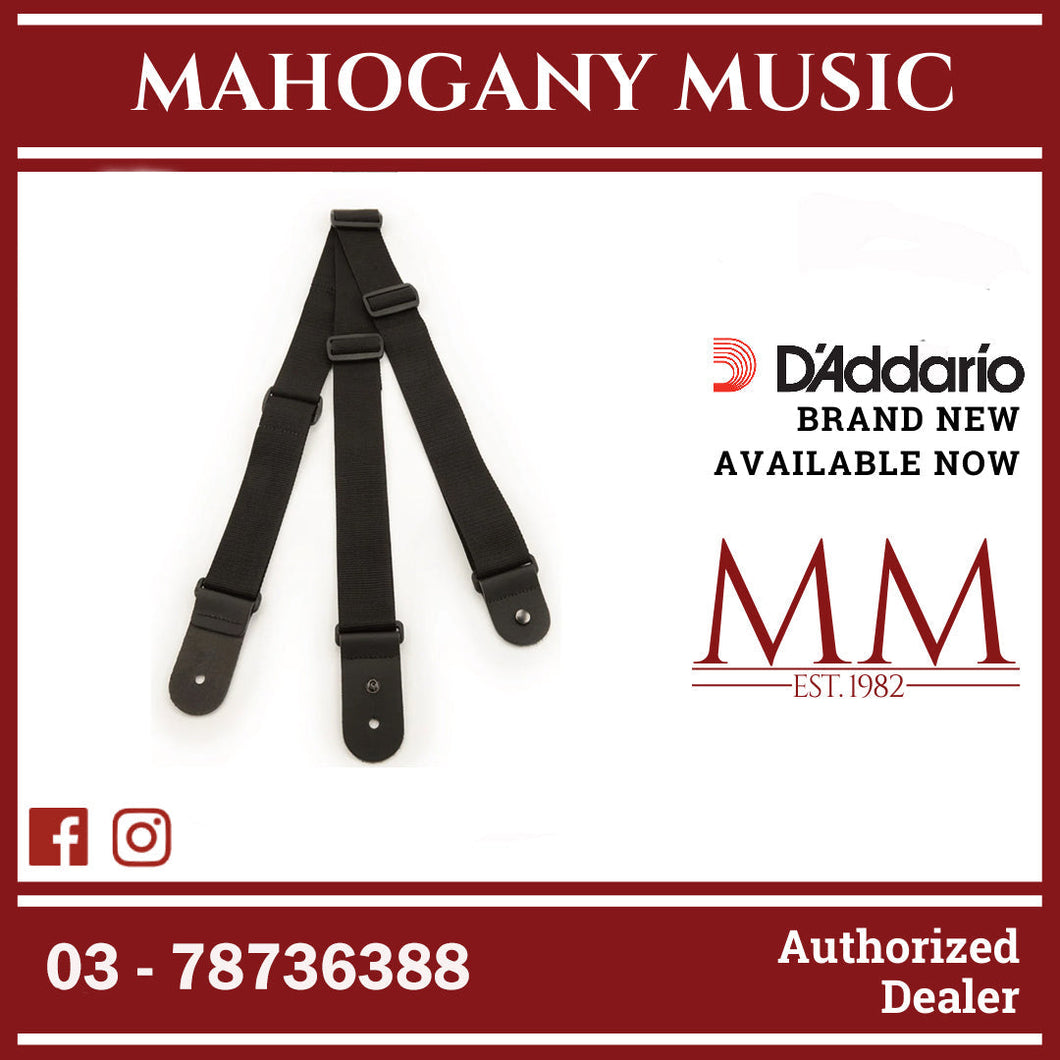 D'Addario 50DARE000 Dare Dual Shoulder Guitar Strap, Black