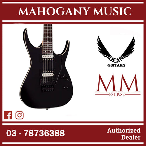 Dean Exile X Floyd Electric Guitar – Black Satin
